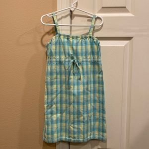 Cherokee plaid 100% cotton spaghetti strap dress